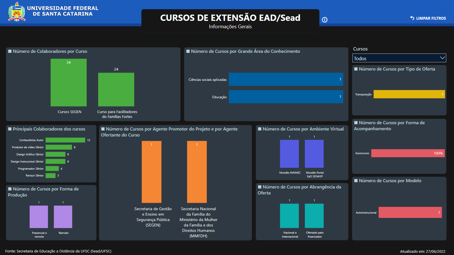 Screenshot of  web app