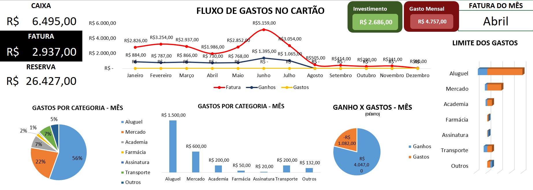 Screenshot of  web app