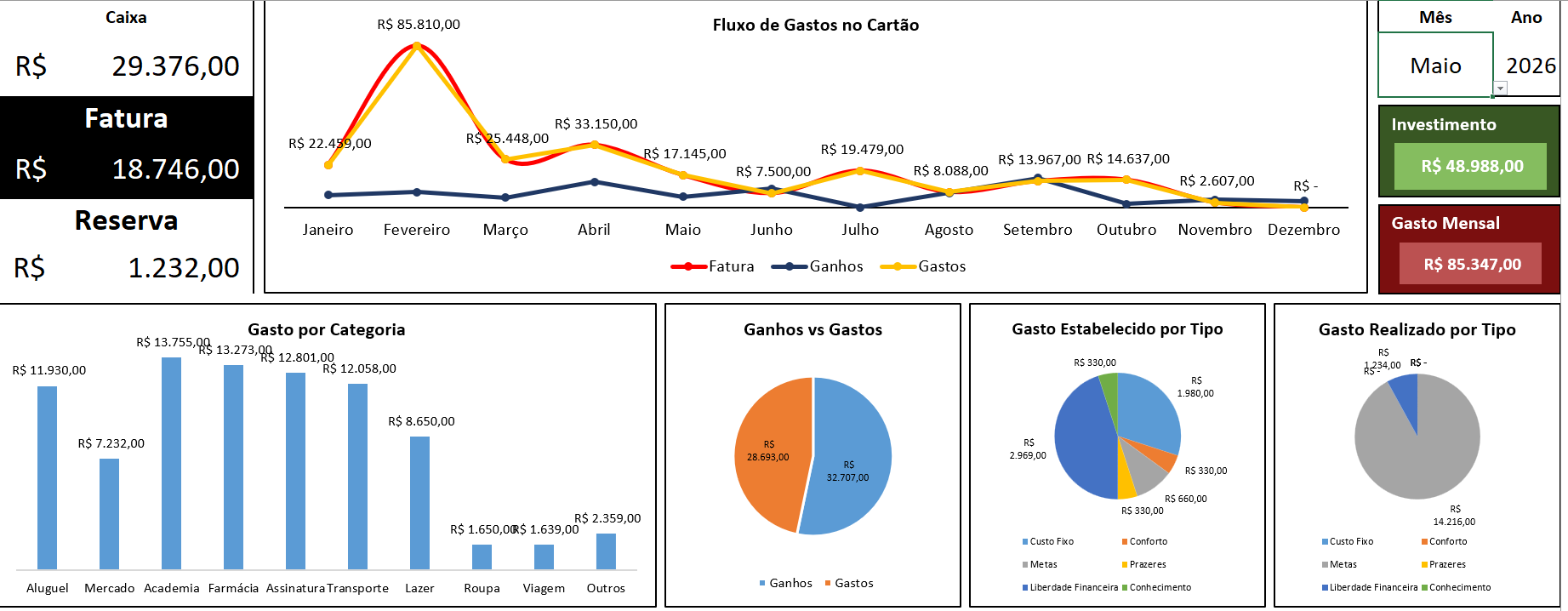 Screenshot of  web app